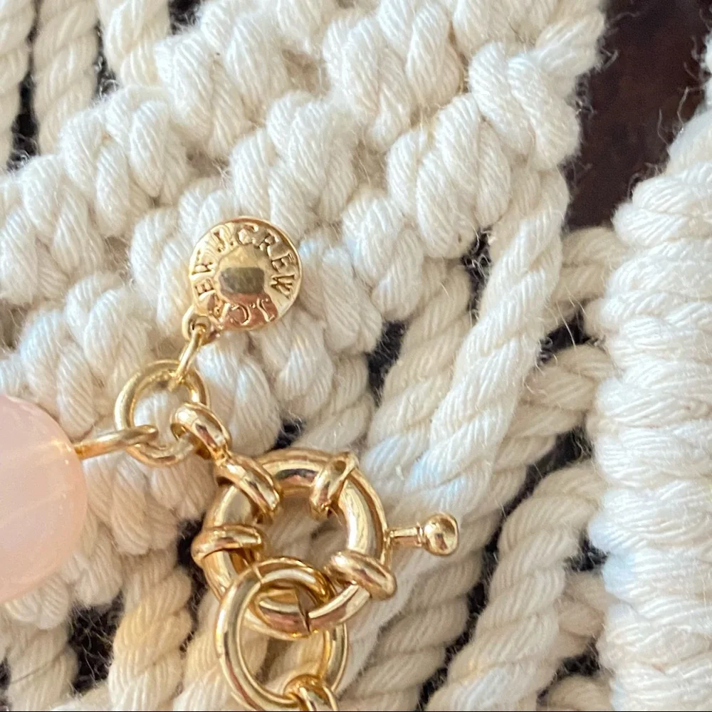 NWOT J. Crew | Multi strand pale pink beaded necklace #281 - Picture 4 of 5